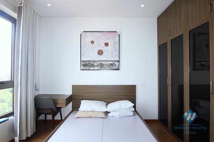 Beautiful and bright apartment for rent in the heart of Tay Ho district, Ha Noi